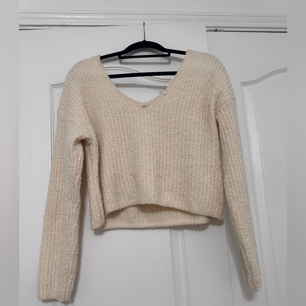 Kendall & Kylie Off-White Textured Knit